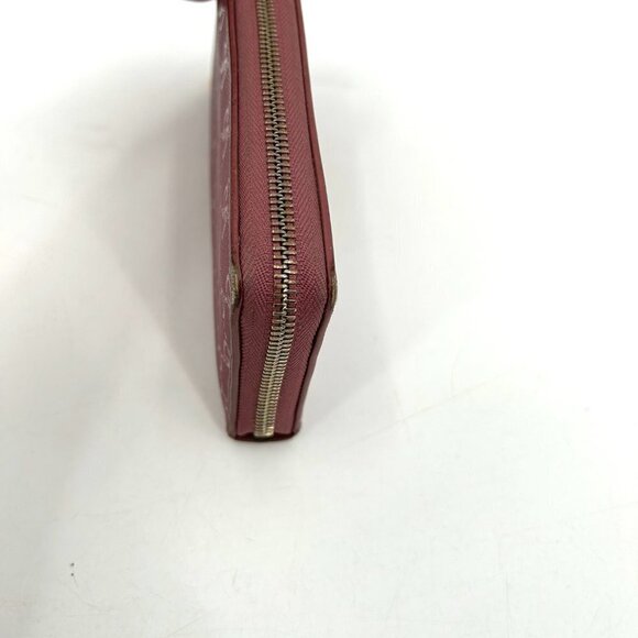 GUCCI Barbie Pink GG Signature Leather Full Zip Guccissima Continental Wallet - Picture 7 of 14